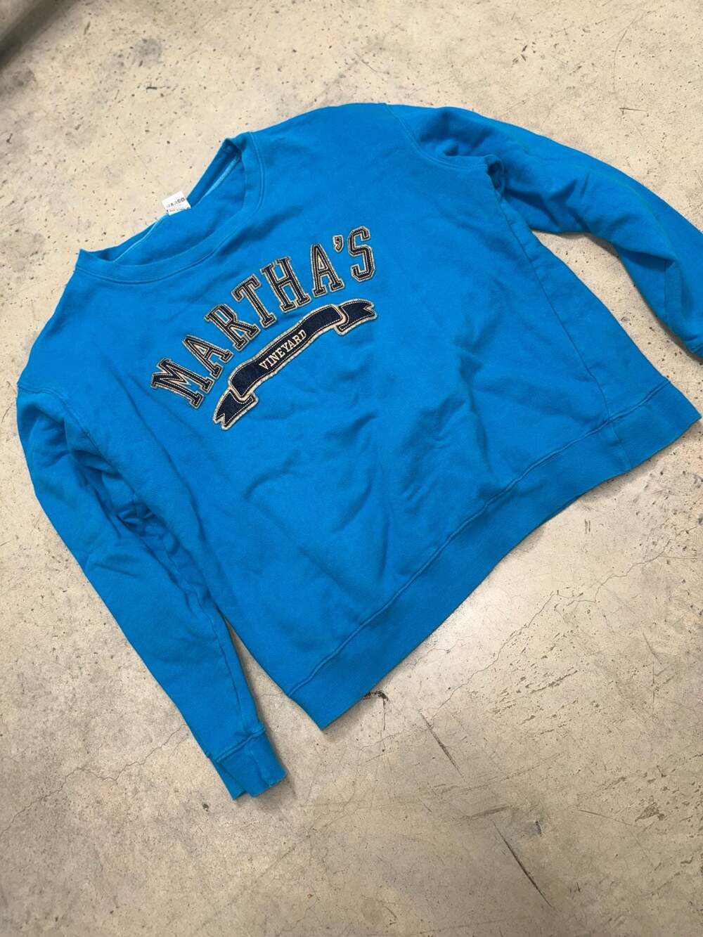 Vintage Dimco Apparel Martha's Vineyard Blue Crewneck Sweatshirt XXL